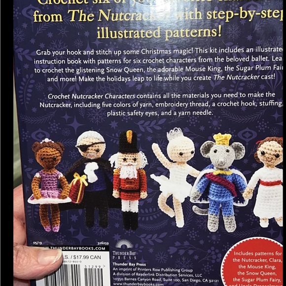 CROCHET NUTCRACKER CHARACTERS CROCHET KIT CHRISTMAS BRAND NEW SEALED - Picture 16 of 16